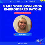 Make Your Own KCON Embroidered Patch!
