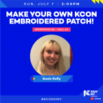 Make Your Own KCON Embroidered Patch!