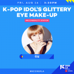 K-Pop Idol’s Glittery Eye Make-up with ssin 씬님