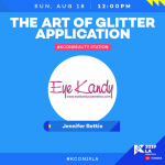 The Art of Glitter Application