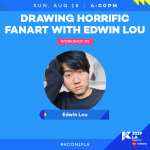 Drawing Horrific Fanart with Edwin Lou