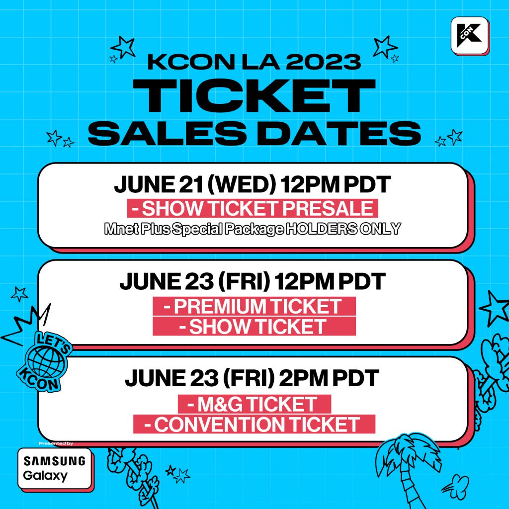 KCON 23 LA Tickets KCONUSA